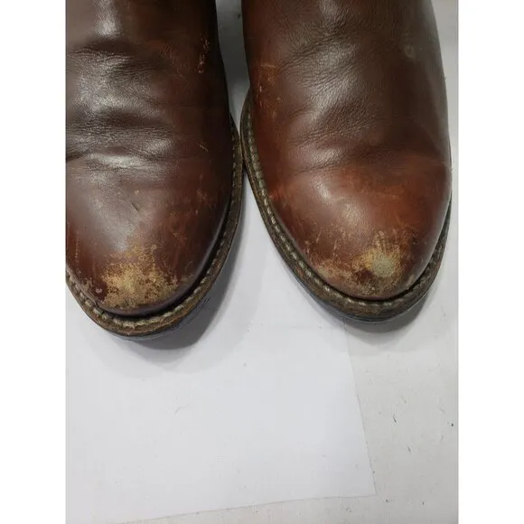 Vintage Red Wing Pecos Pull On Western Boots Brown Style 1472 Men SZ 11 1/2 B