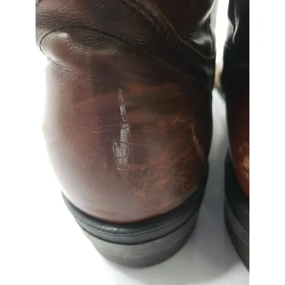 Vintage Red Wing Pecos Pull On Western Boots Brown Style 1472 Men SZ 11 1/2 B