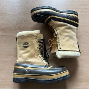 Vintage Timberland Heavy Duty Winter Snow Boots Snowmobile Sledding Hiking Boots