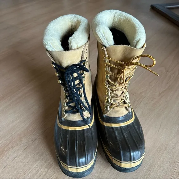 Vintage Timberland Heavy Duty Winter Snow Boots Snowmobile Sledding Hiking Boots