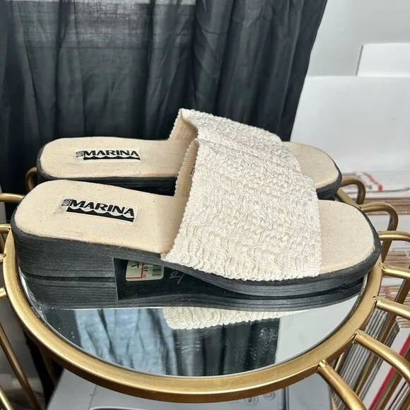 Vintage Club Marina Slide Sandals Y2K