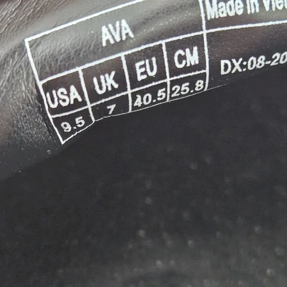 Vionic Ava Wedge Loafers Womens 9.5 Black Suede Orthotic Comfort Casual Career