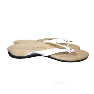 Vionic Bella II Flip-Flops White Women's Size 10
