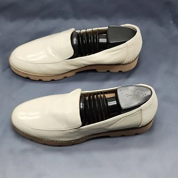 VIONIC KENSLEY PLATFORM SLIP ON LOAFERS PATENT LEATHER WOMEN 6.5 NWOB