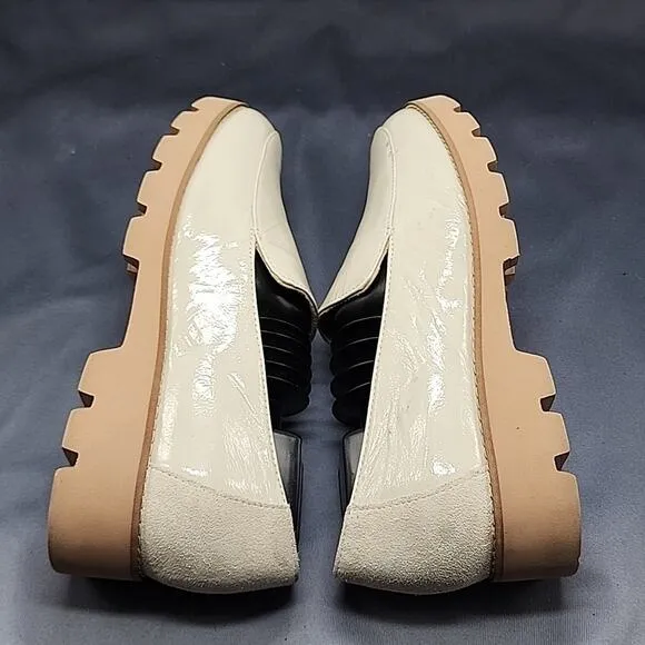 VIONIC KENSLEY PLATFORM SLIP ON LOAFERS PATENT LEATHER WOMEN 6.5 NWOB