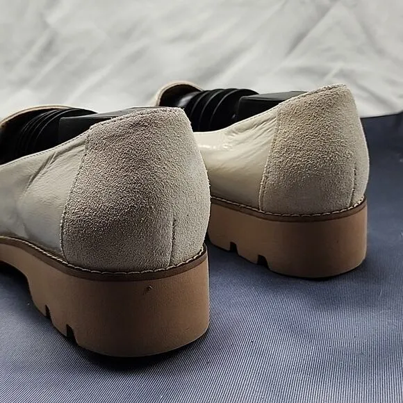 VIONIC KENSLEY PLATFORM SLIP ON LOAFERS PATENT LEATHER WOMEN 6.5 NWOB