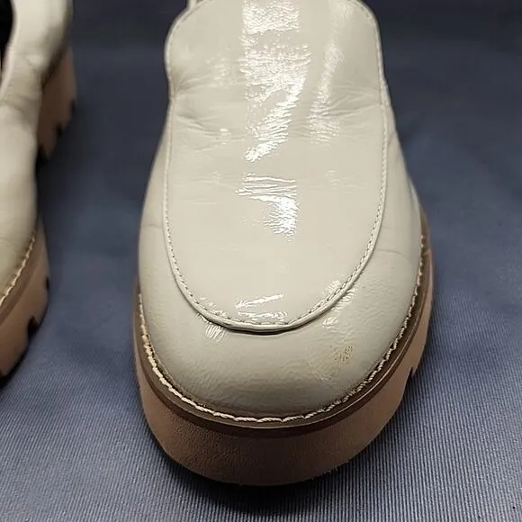 VIONIC KENSLEY PLATFORM SLIP ON LOAFERS PATENT LEATHER WOMEN 6.5 NWOB