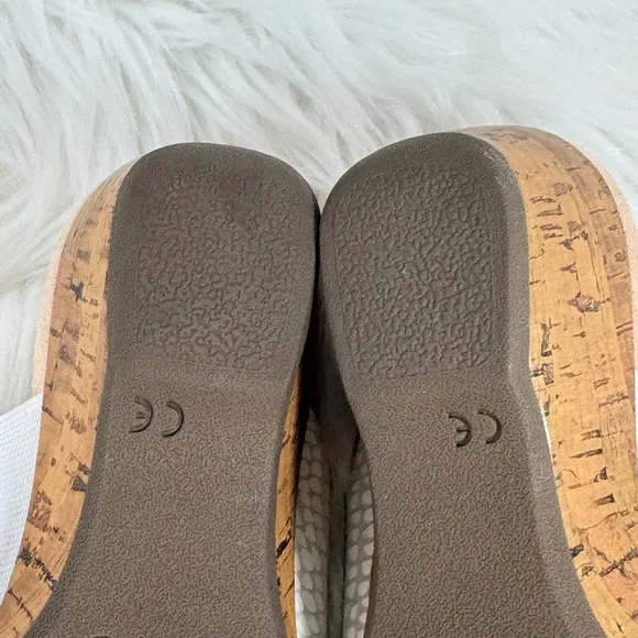 Vionic Leticia Women's Sandals Embossed Lizard Print Wedge Slide Size 6