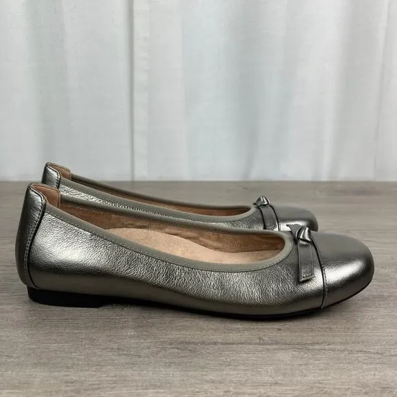 Vionic Pewter Amorie Ballet Flats Sz.9