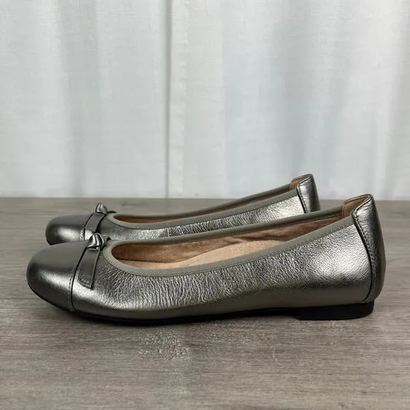 Vionic Pewter Amorie Ballet Flats Sz.9