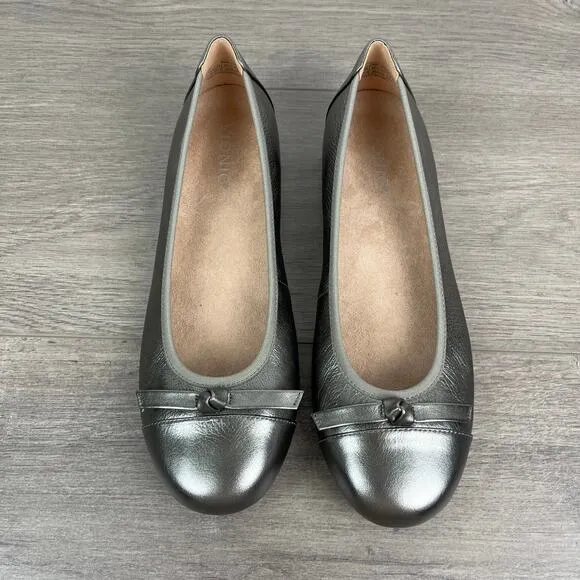 Vionic Pewter Amorie Ballet Flats Sz.9