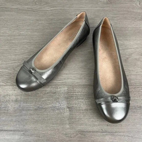 Vionic Pewter Amorie Ballet Flats Sz.9