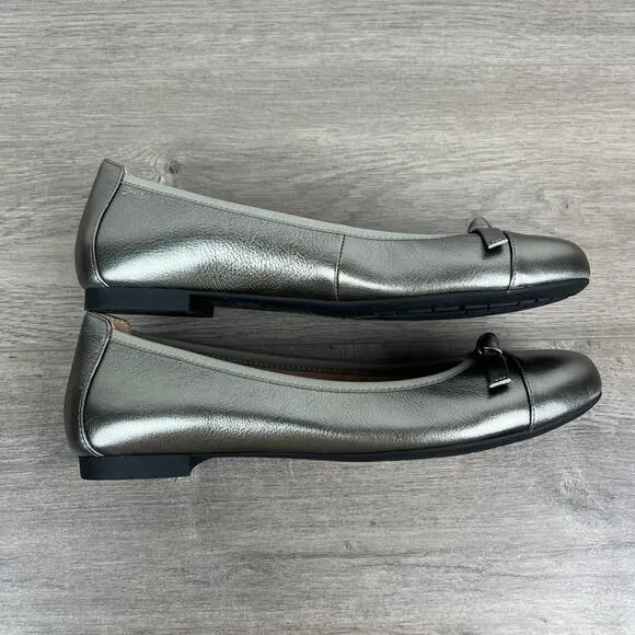 Vionic Pewter Amorie Ballet Flats Sz.9