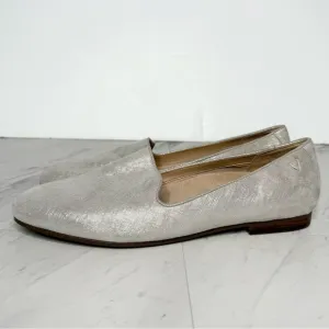 Vionic Willa II Silver Wide Loafer Flat 10