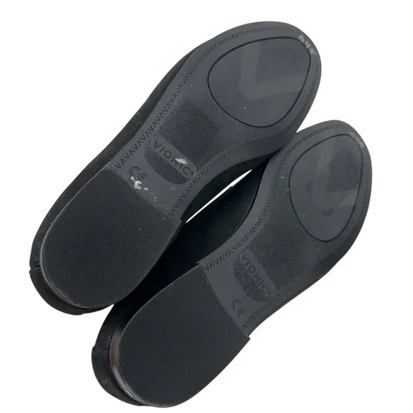 Vionic Willa II Womens Black Slip-On Loafers Flat Shoes Size 6.5 Comfort Casual