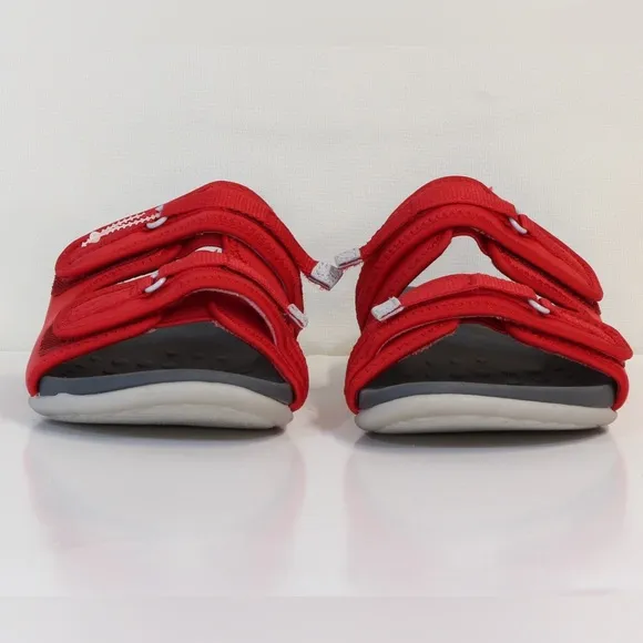 Vionic Women's Sarah Red Adjustable Sport Slide Sandal NWOT