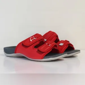 Vionic Women's Sarah Red Adjustable Sport Slide Sandal NWOT