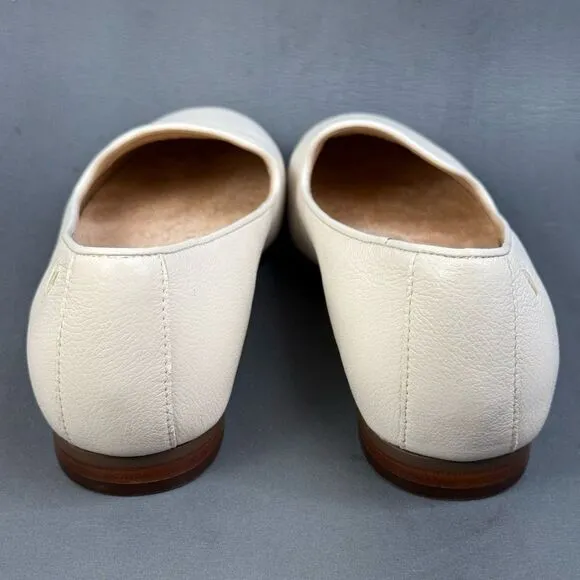 Vionic Soft Leather WILLA SLIP ON FLAT shoes womens size 8.5