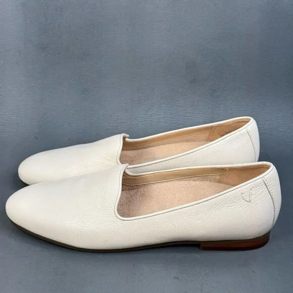 Vionic Soft Leather WILLA SLIP ON FLAT shoes womens size 8.5