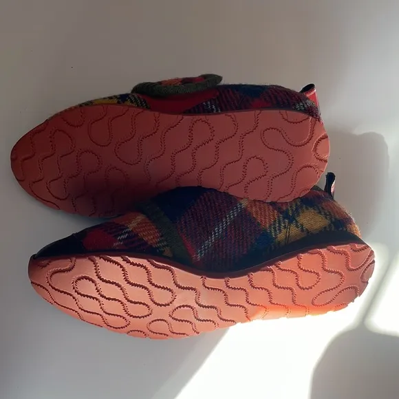 Vivienne Westwood Plaid Velcro Flats |NWOT| Tartan Wool Sneakers | Made in Italy