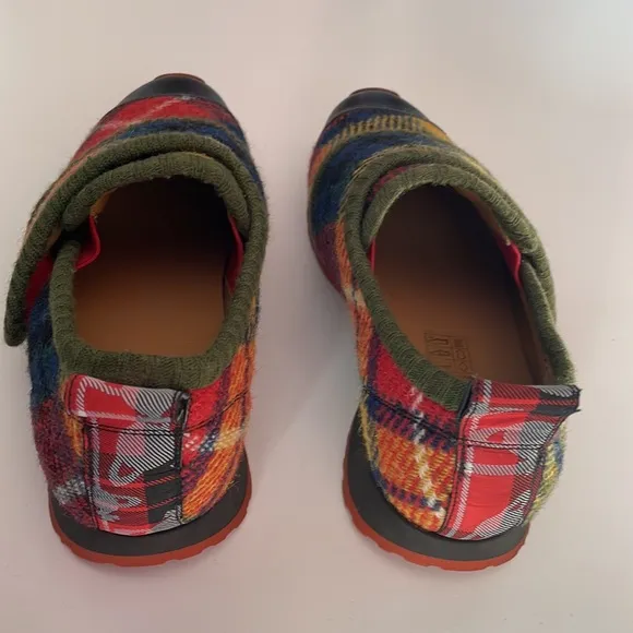 Vivienne Westwood Plaid Velcro Flats |NWOT| Tartan Wool Sneakers | Made in Italy
