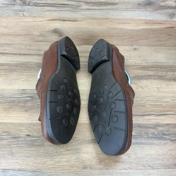 Vtg Allen Edmonds Size 11.5D Made in USA Camden Tasseled Leather Loafer in Brown