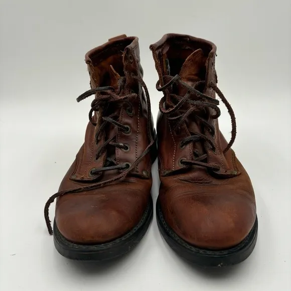VTG Avirex Men’s 9 Brown Leather Lace Up Boots