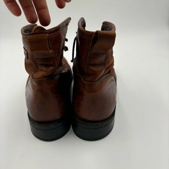 VTG Avirex Men’s 9 Brown Leather Lace Up Boots