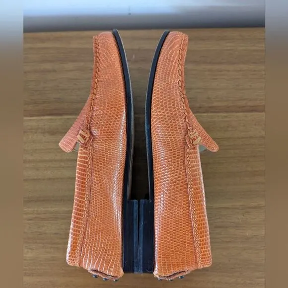 VTG Tod's Textured Leather Loafers Luxury Preppy Academia Countryside Coastal 5