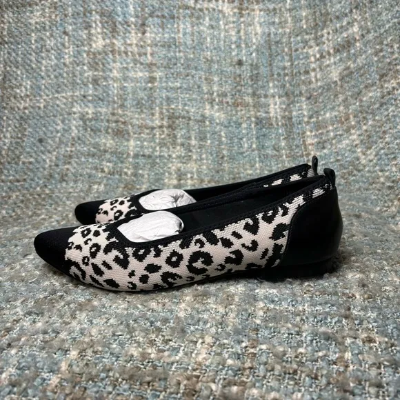 Walking Cradles Rory Padded Flats in Leopard/Black (Wide)