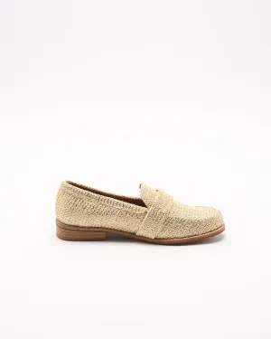 Walnut Melbourne - Harlow Loafer - Soft Gold