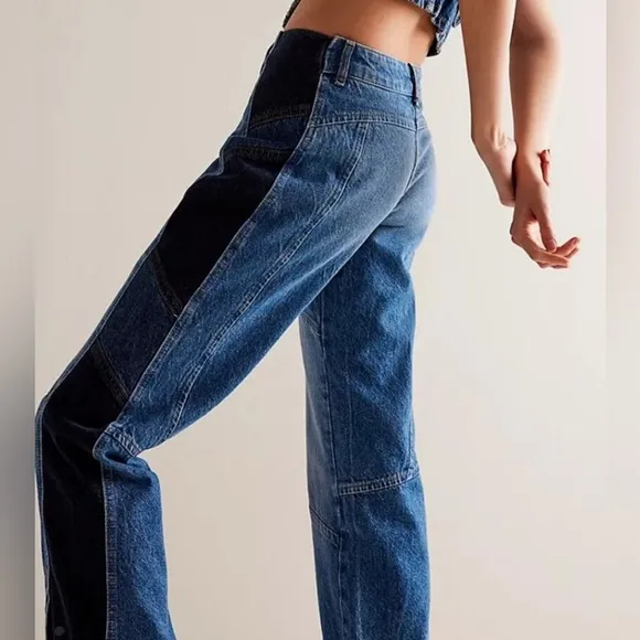 We The Free Moonlit Moto Slim Bootcut Jeans Sz 25 - NWT