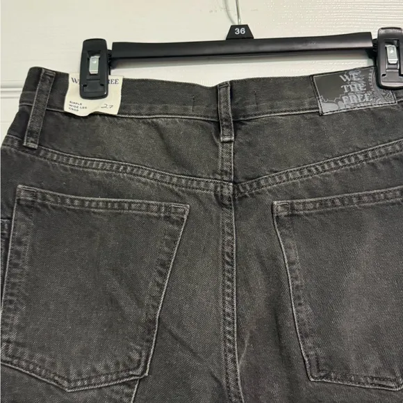 We the Free Ripple Wide Leg Crop- Fade to Black NWT- Size 27