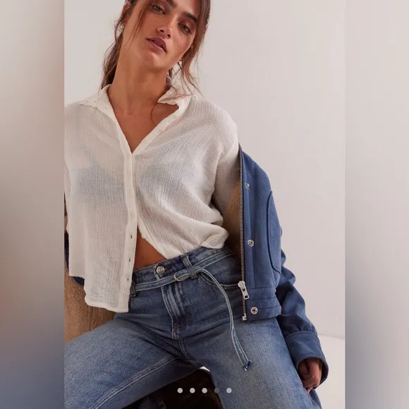 We The Free Sabine Slim A-Line Jeans