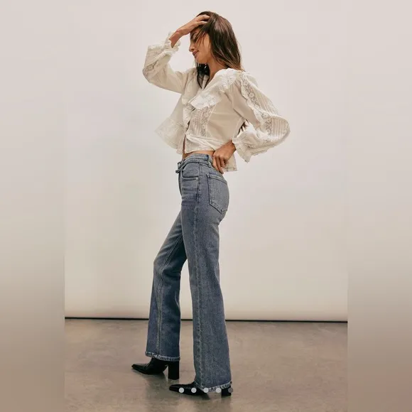 We The Free Sabine Slim A-Line Jeans