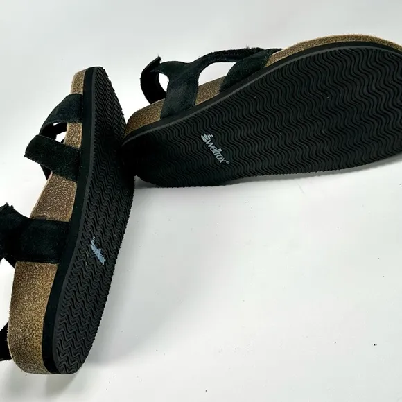 Wellrox Women’s Dune  Black Sandals
