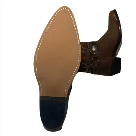 Western Cowboy Boots Brown Masterson Boot Co Mens