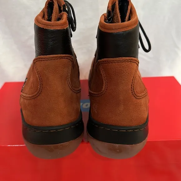 Wolky Leather Water-Resistant Lace-Up Ankle Boots - Ambient