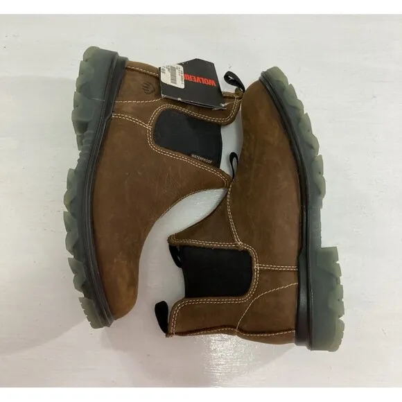 Wolverine Boots Womens Size 8 M Brown Leather Romeo Pull On W190027 Soft Toe
