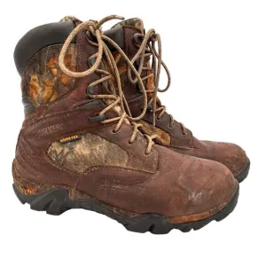 Wolverine Gore Tex Leather Camo High Top McKay Lace Up Boots Size 7EW Extra Wide