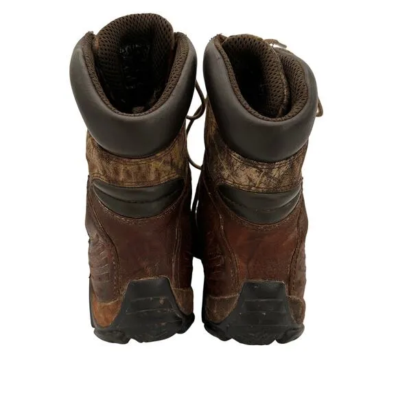 Wolverine Gore Tex Leather Camo High Top McKay Lace Up Boots Size 7EW Extra Wide