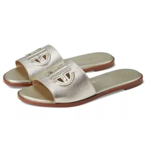 Woman's Cole Haan Flynn Logo Slide Sandals Mule Flats 7