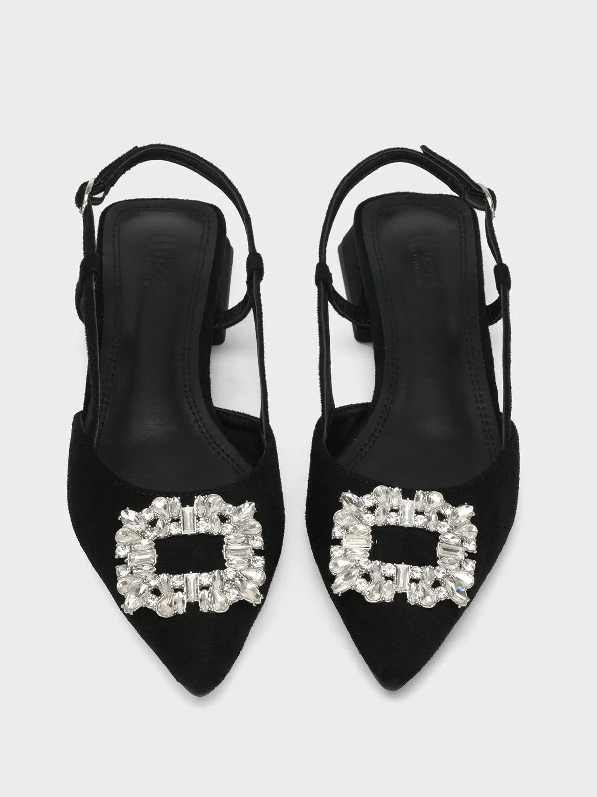 Women "KYOU" Pointy Back Strap Sandals