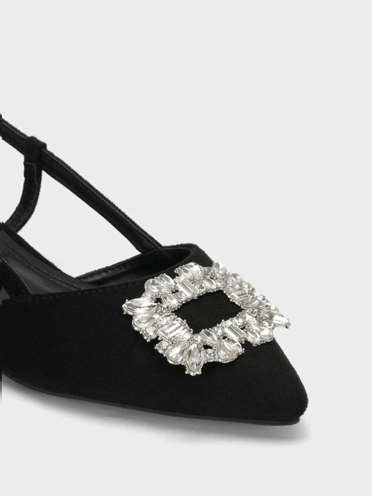 Women "KYOU" Pointy Back Strap Sandals
