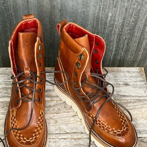Women’s Bedstu lace up boots.