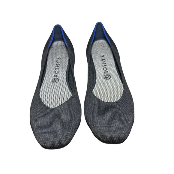 Women’s black Rothy’s flats size 12