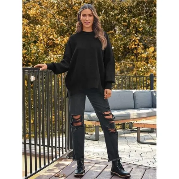 Women's Crewneck Batwing Sweater