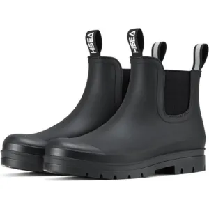 Women's Short Rain Boots Waterproof Garden Shoes Rubber Chelsea Boots Anti-Slip