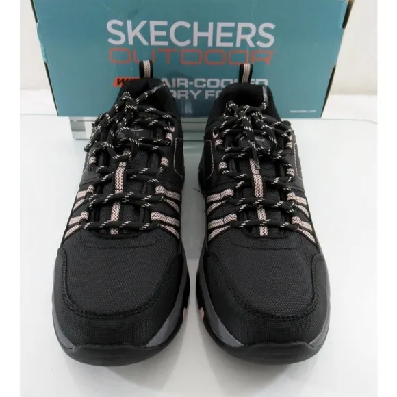 Women's Skechers Relaxed Fit Trego Drift In Outdoor Sneakers Black Size 8.5