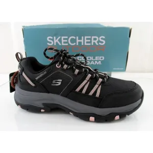 Women's Skechers Relaxed Fit Trego Drift In Outdoor Sneakers Black Size 8.5